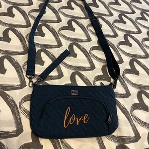 Lug Convertible Crossbody Bag Blue